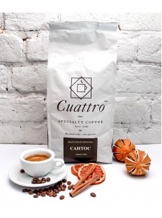 Кофе в зернах CUATTRO Сантос (упаковка 1 кг)